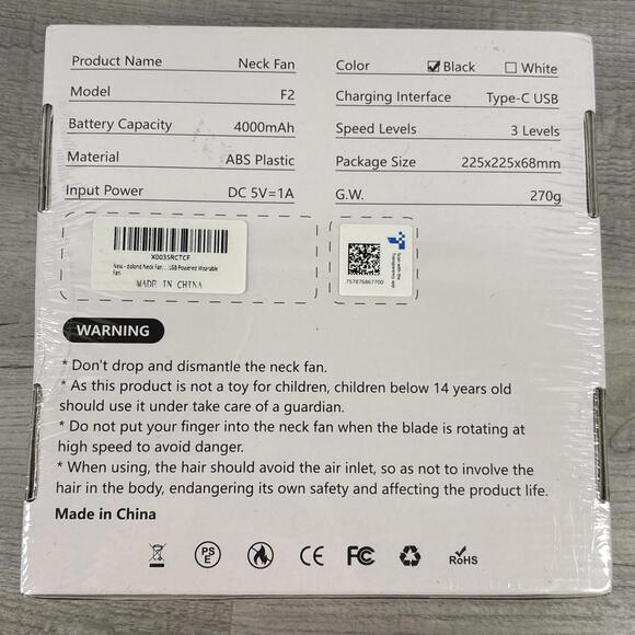 Dolond Neck Fan in black - Picture 5 of 5